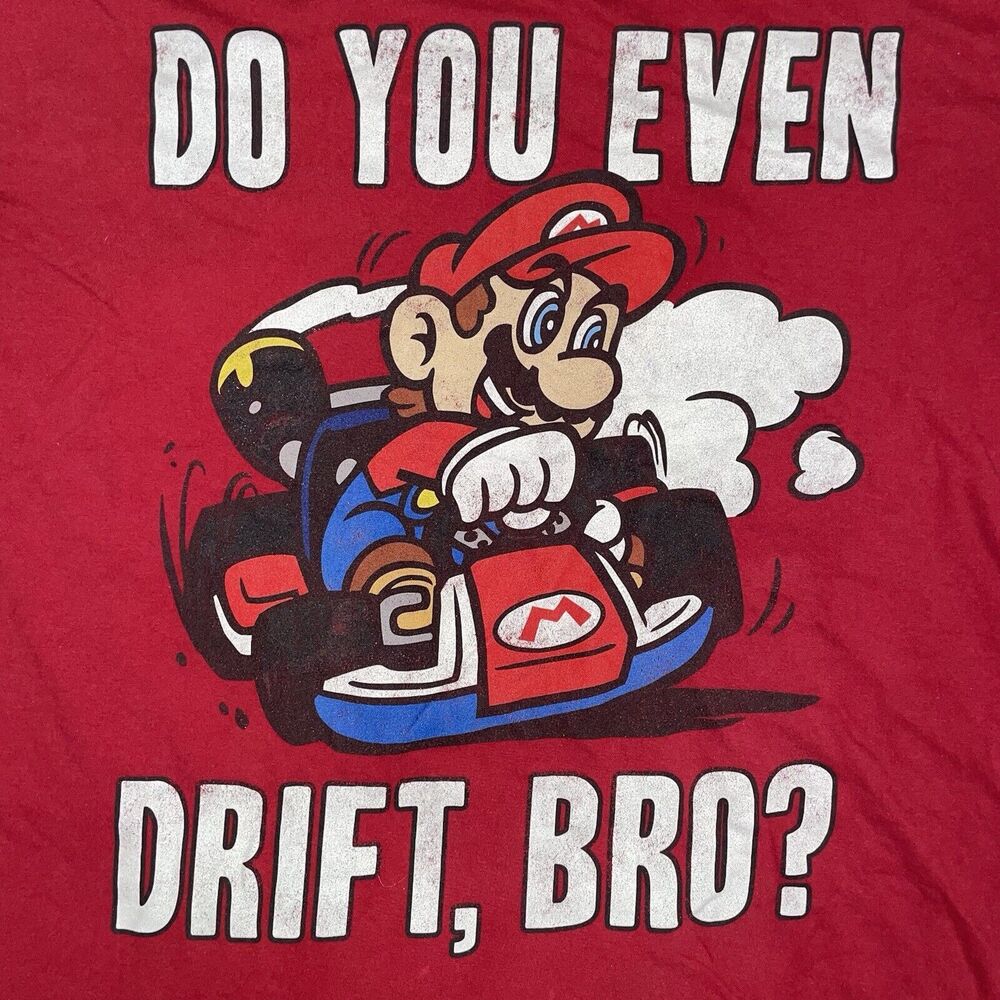 Mario T Shirt Size XL Red Nintendo